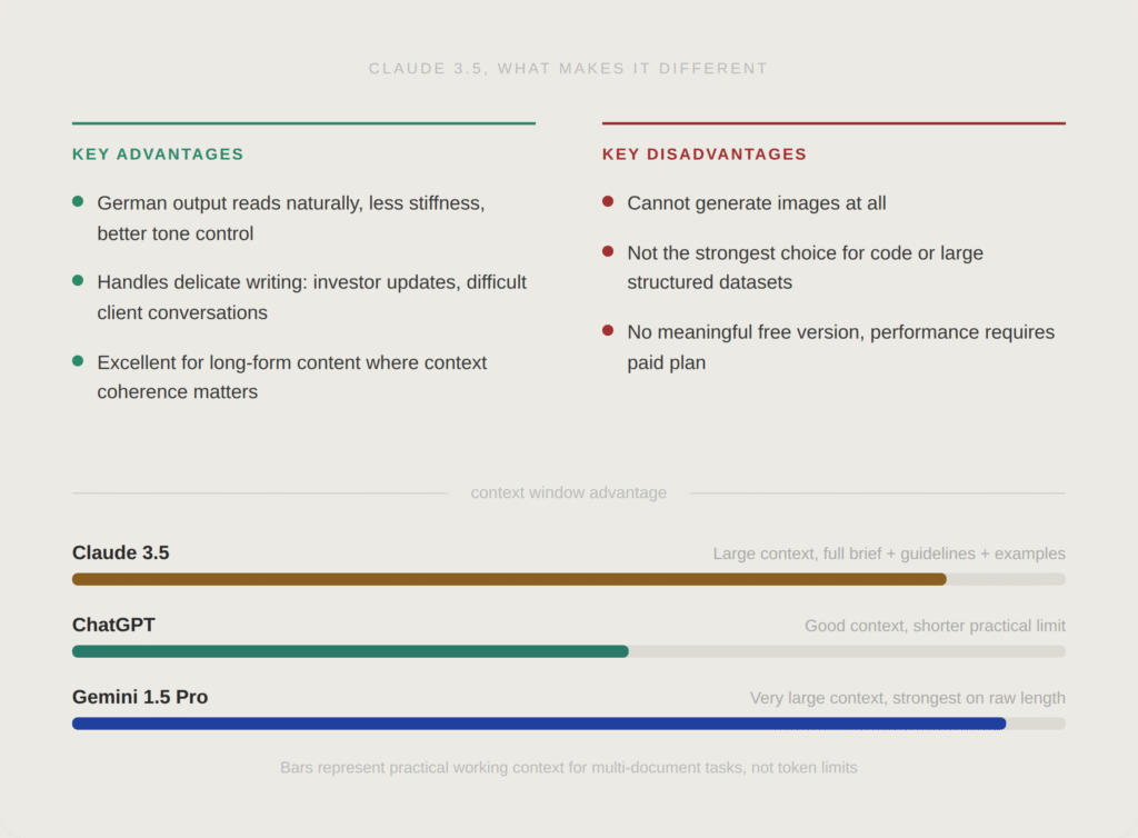 Claude 3.5: The Writer's Model